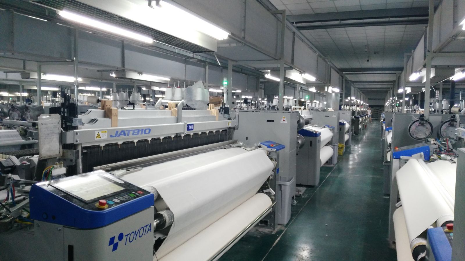 织造车间_生产流程_江苏泰慕士针纺科技股份有限公司